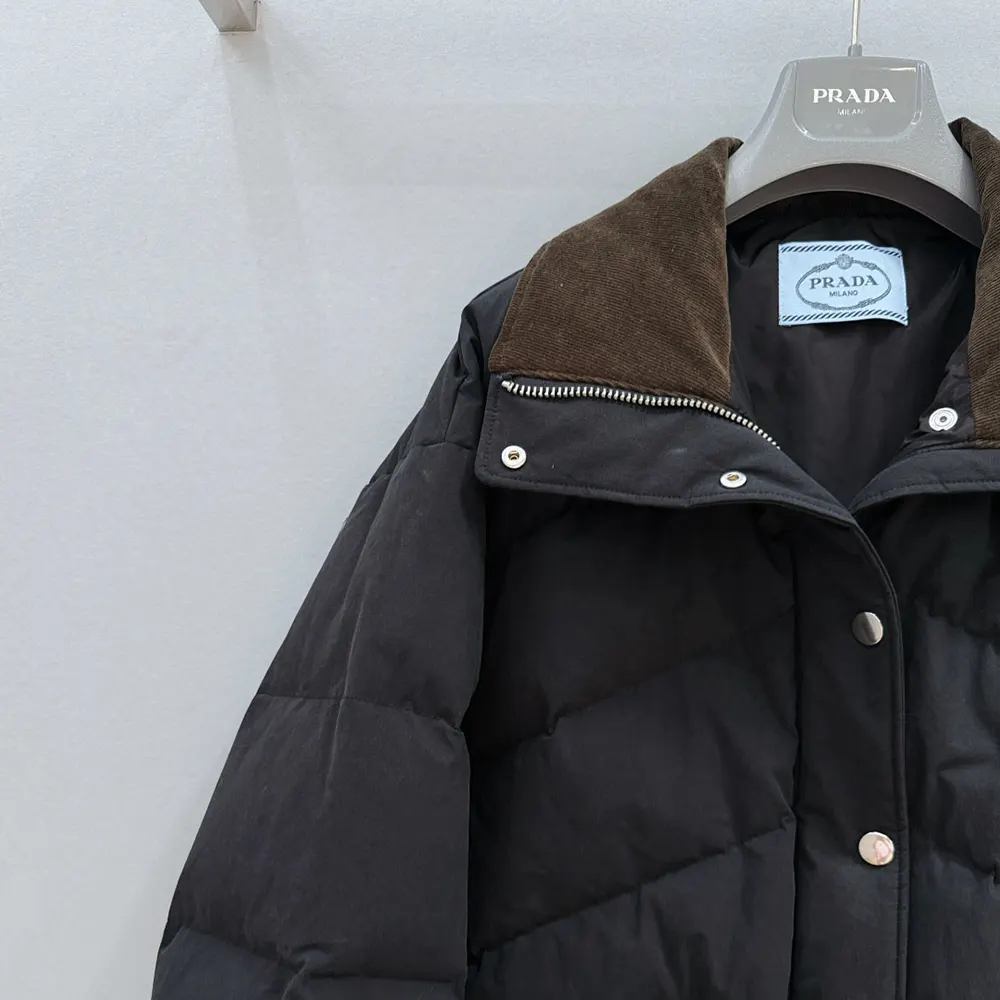 Prada Men Medium-Weight Compact Poplin Down Jacket - image 5