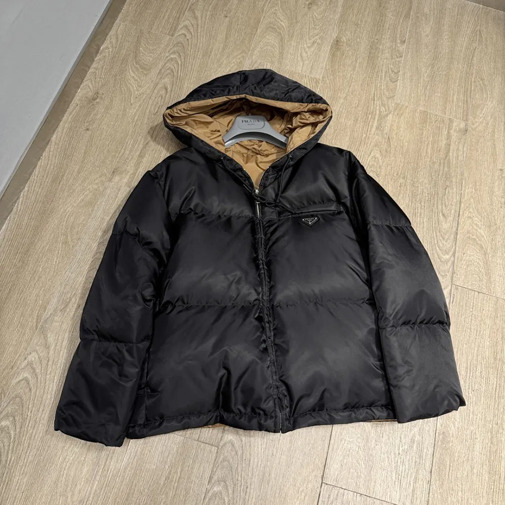 Prada Women Re-Nylon Down Jacket-Black - image 4