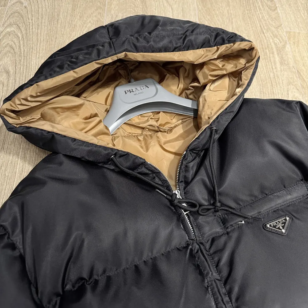 Prada Women Re-Nylon Down Jacket-Black - image 7