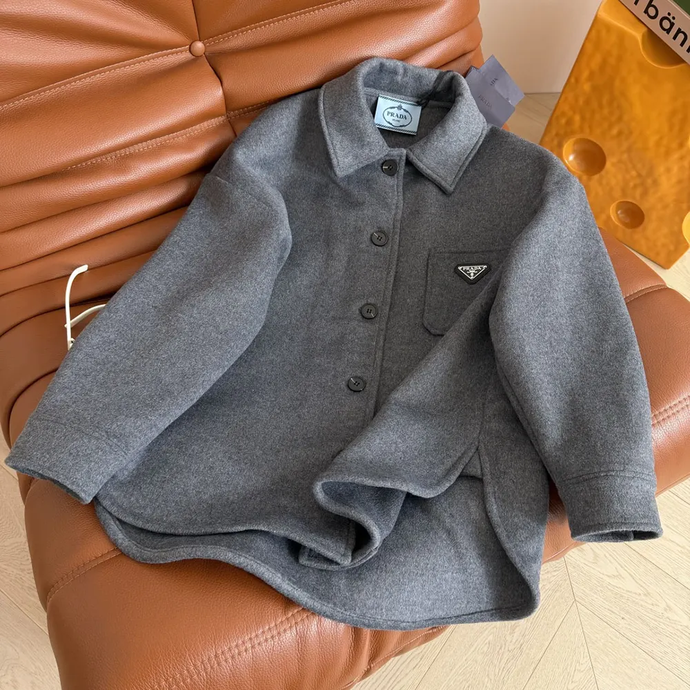 Prada Women Single-Breasted Double Cashwool Caban Jacket - image 5