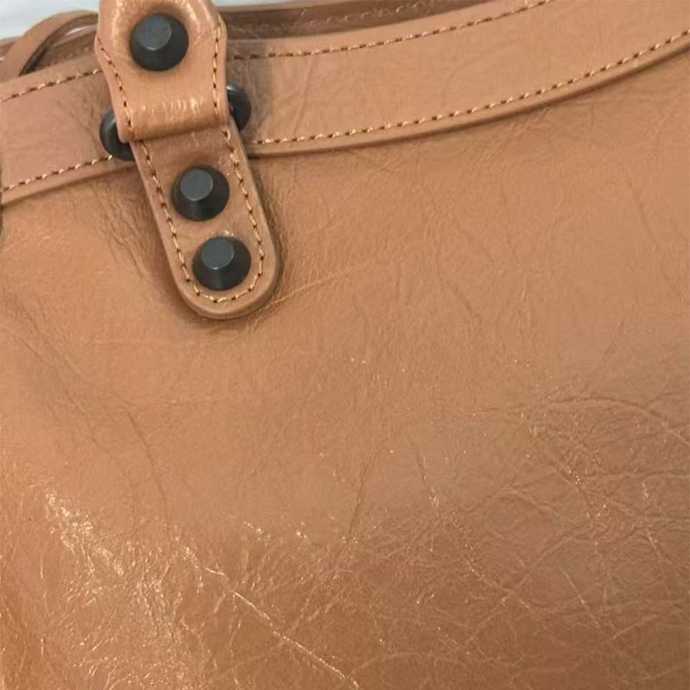 Balenciaga Women Le City Small Bag Metallized in Brown - image 7