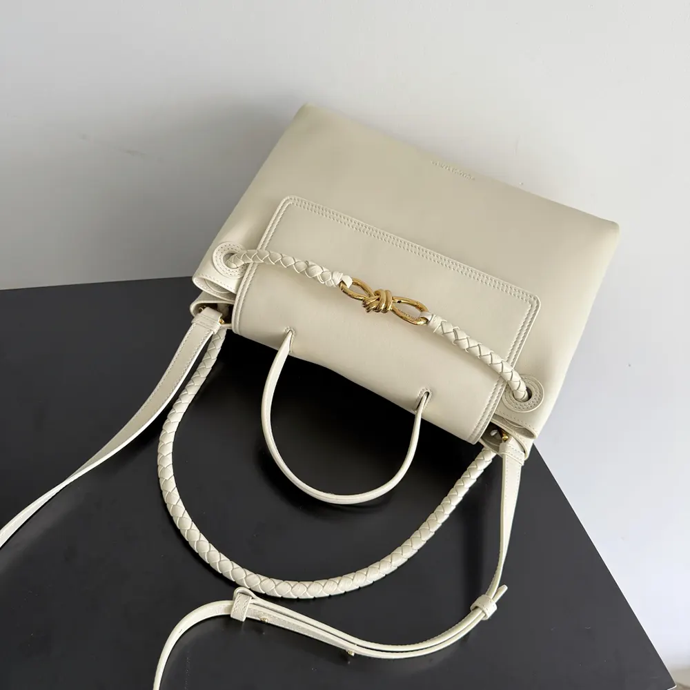 Bottega Veneta Women Medium Ciao Ciao-White - image 4