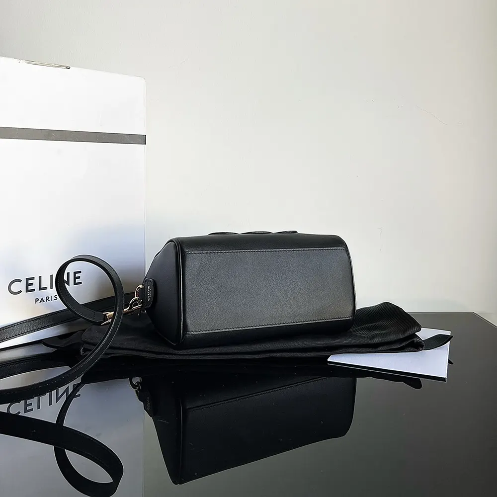 Celine Women Small Boston in Smooth Calfskin-Black - image 5