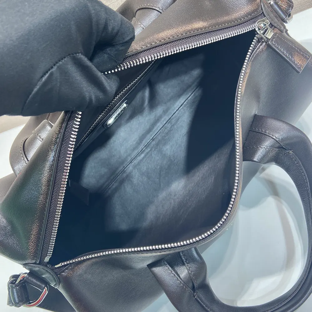 Prada Unisex Small Nappa Leather Duffle Bag-Dark Brown - image 9