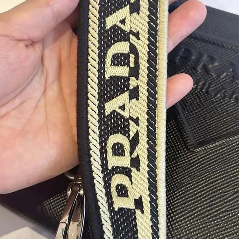 Side angle showing adjustable length on Prada Women Shoulder Strap