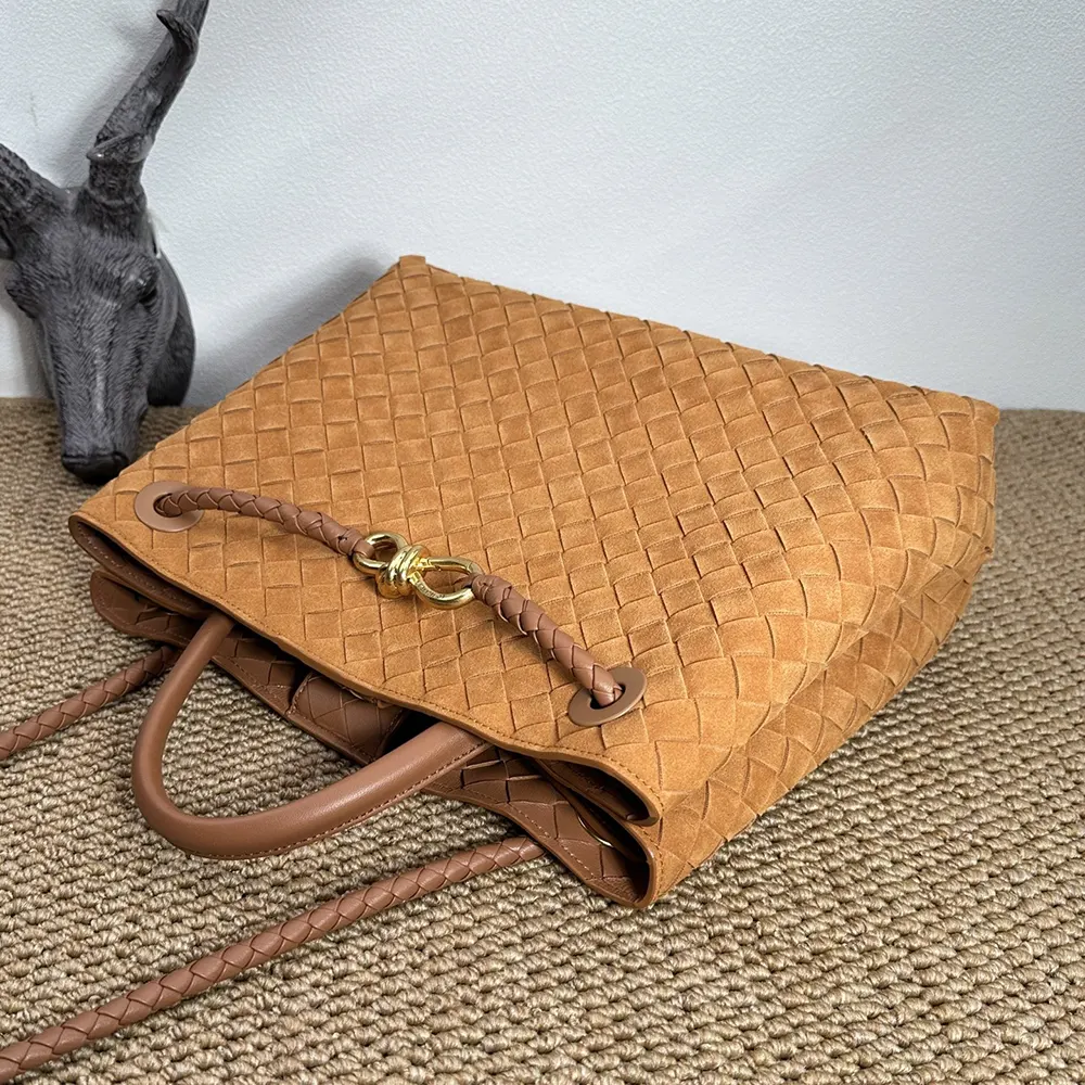 Bottega Veneta Women Large Andiamo-Brown - image 6