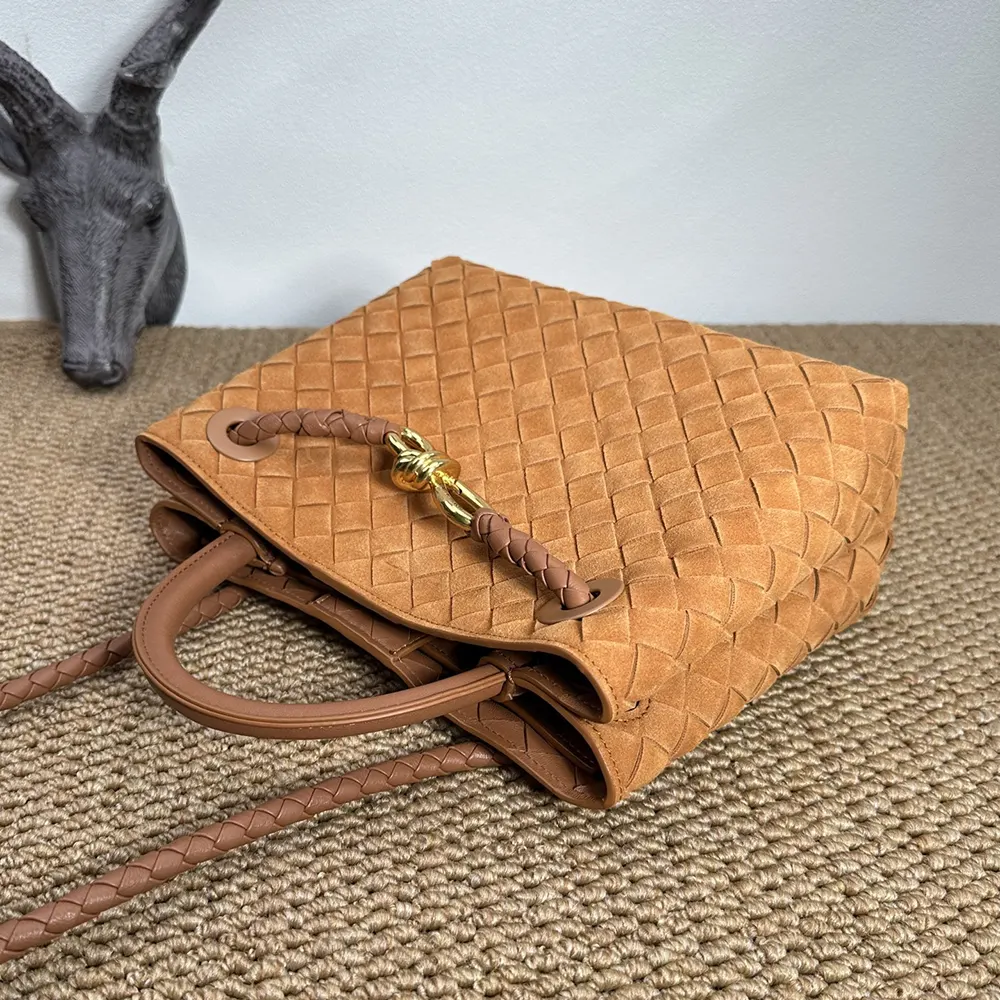 Bottega Veneta Women Small Andiamo-Brown - image 6