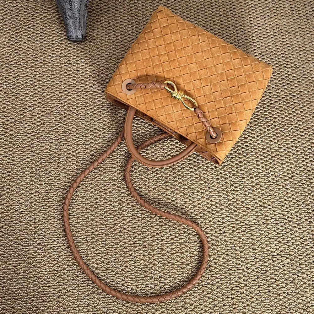 Bottega Veneta Women Small Andiamo-Brown - image 5