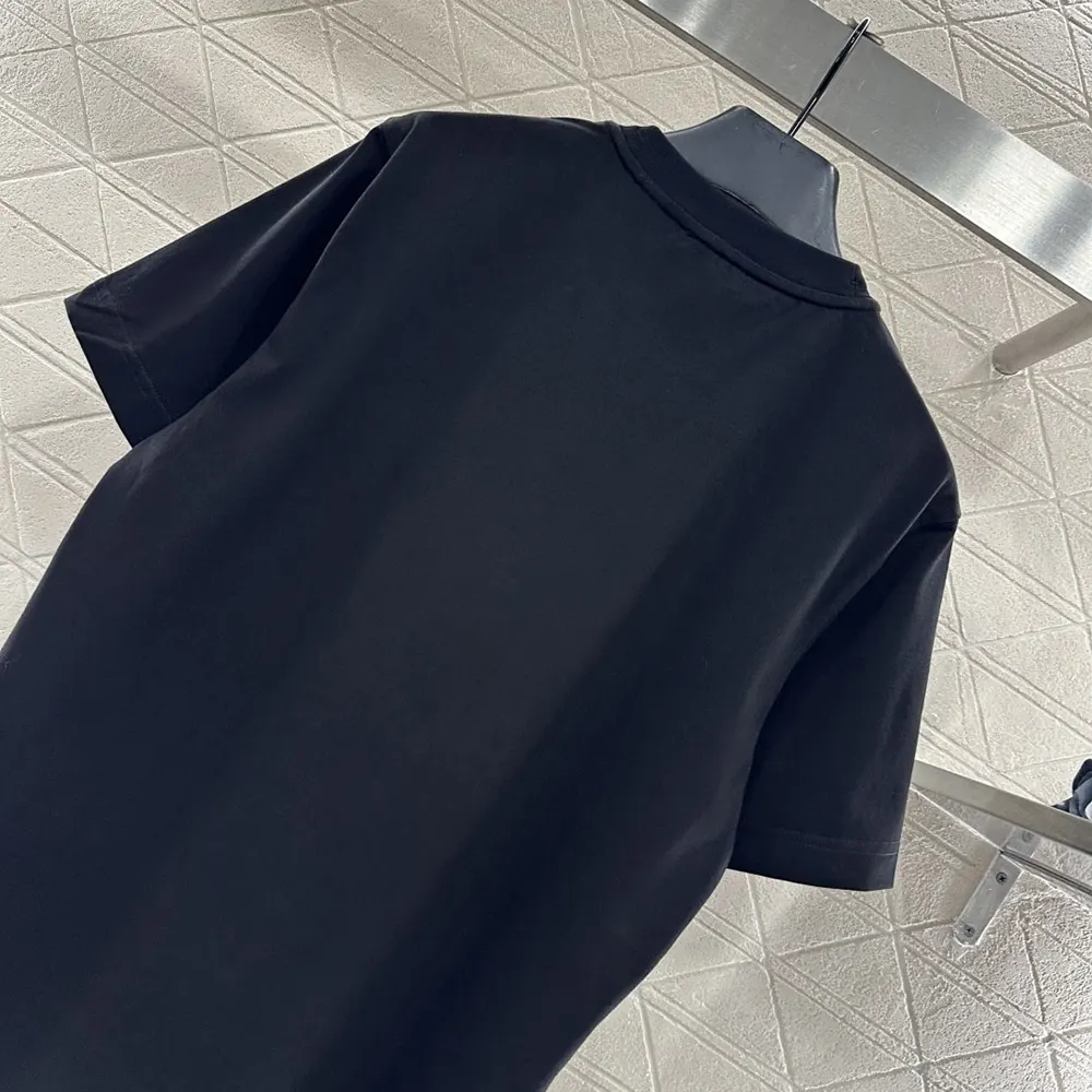 Burberry Men EKD Check Cotton T-shirt-Black - image 7