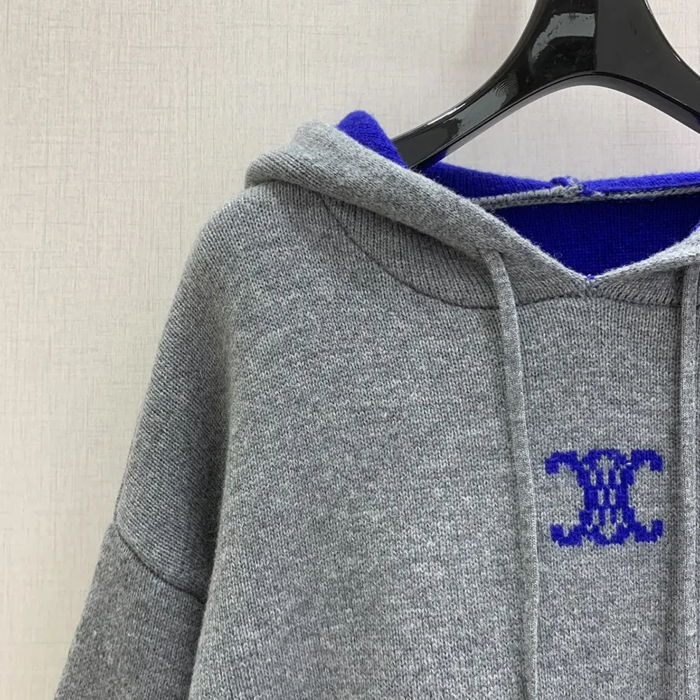 Celine Women Hooded Sweater in Cashmere - image 6