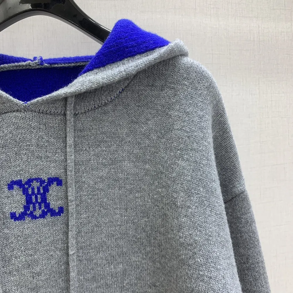 Celine Women Hooded Sweater in Cashmere - image 7