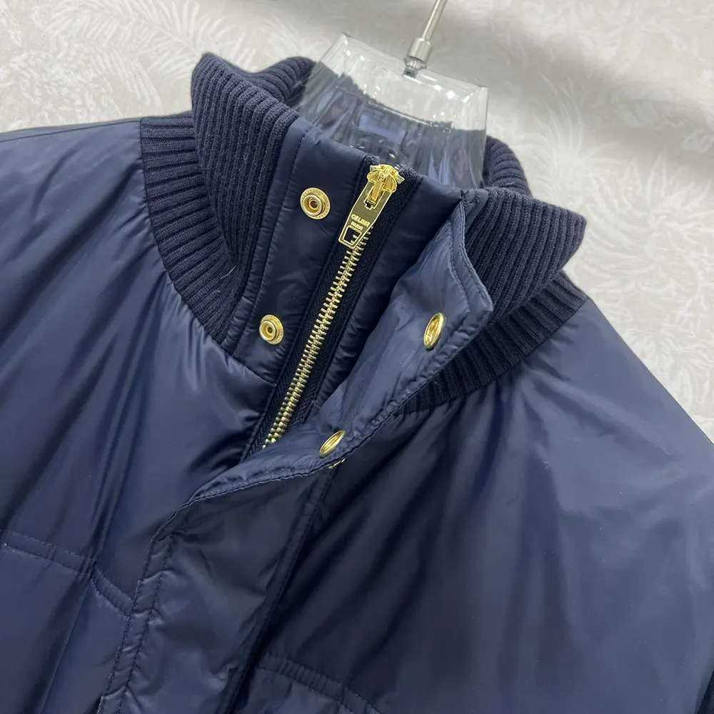 Celine Women Puffer Jacket In Light Nylon-Navy - image 6