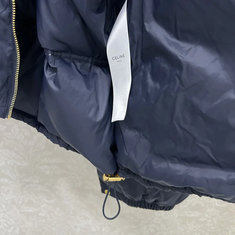Celine Women Puffer Jacket In Light Nylon-Navy - image 8