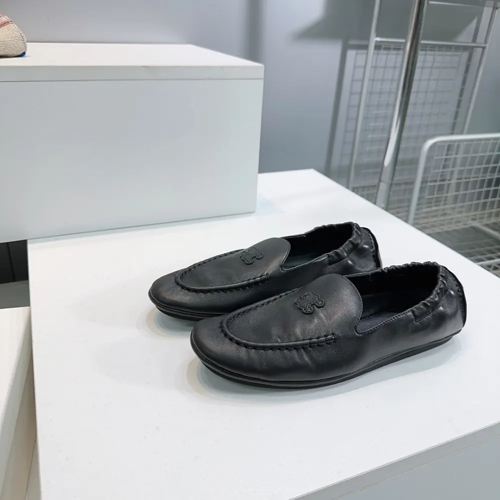 Celine Unisex Adam-Slip-On Loafer In Goatskin-Black - image 7