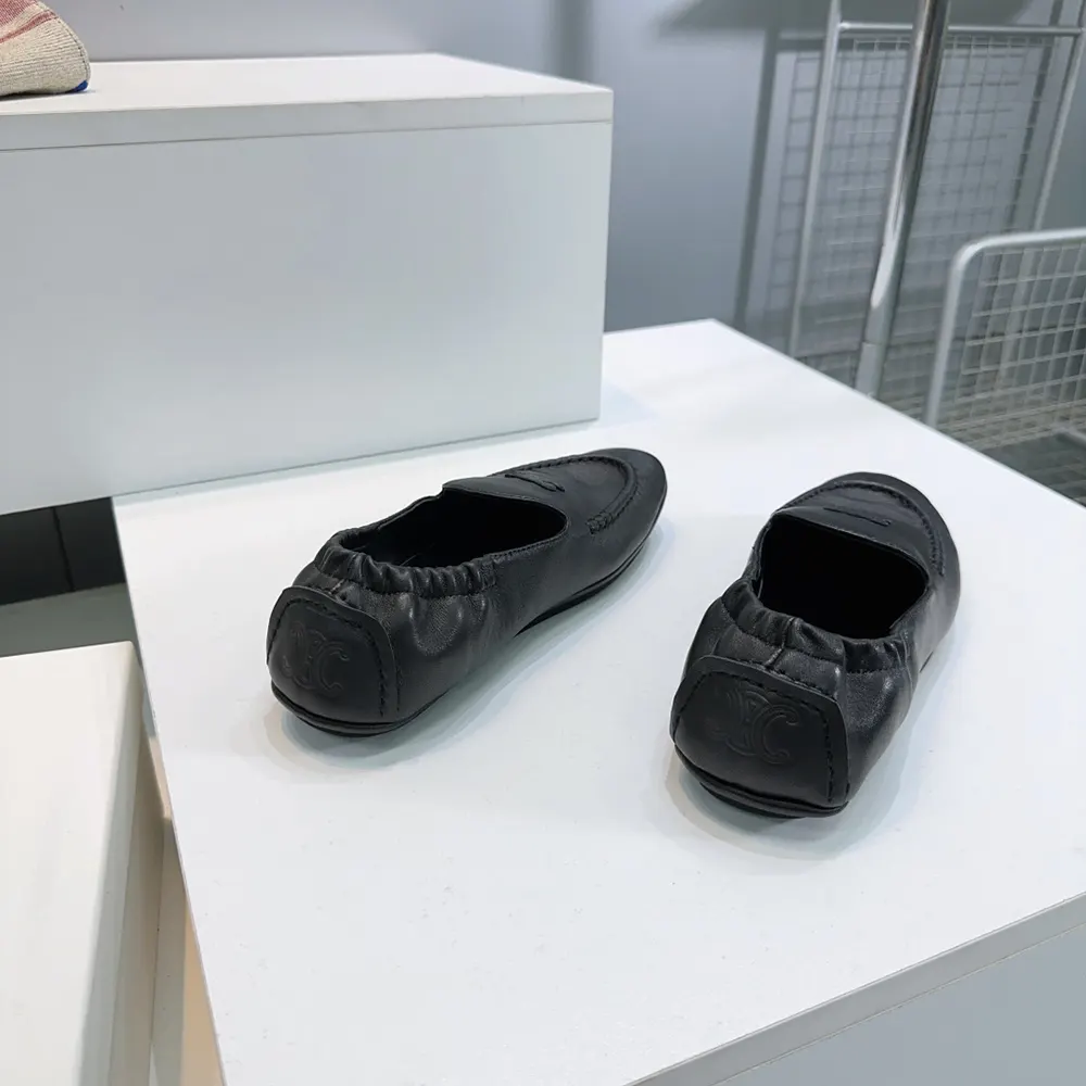 Celine Unisex Adam-Slip-On Loafer In Goatskin-Black - image 8