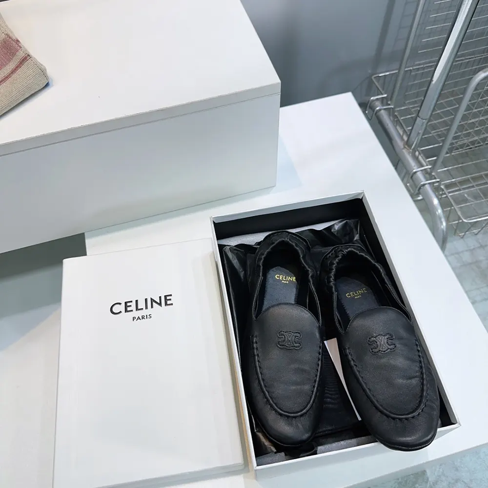 Celine Unisex Adam-Slip-On Loafer In Goatskin-Black - image 10