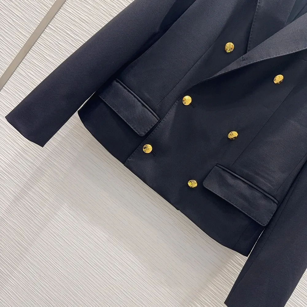 Celine Women Colonne Blazer in Wool Gabardine - image 6