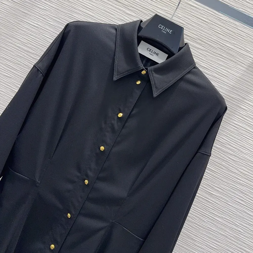 Celine Women Dress in Wool-Black - image 4