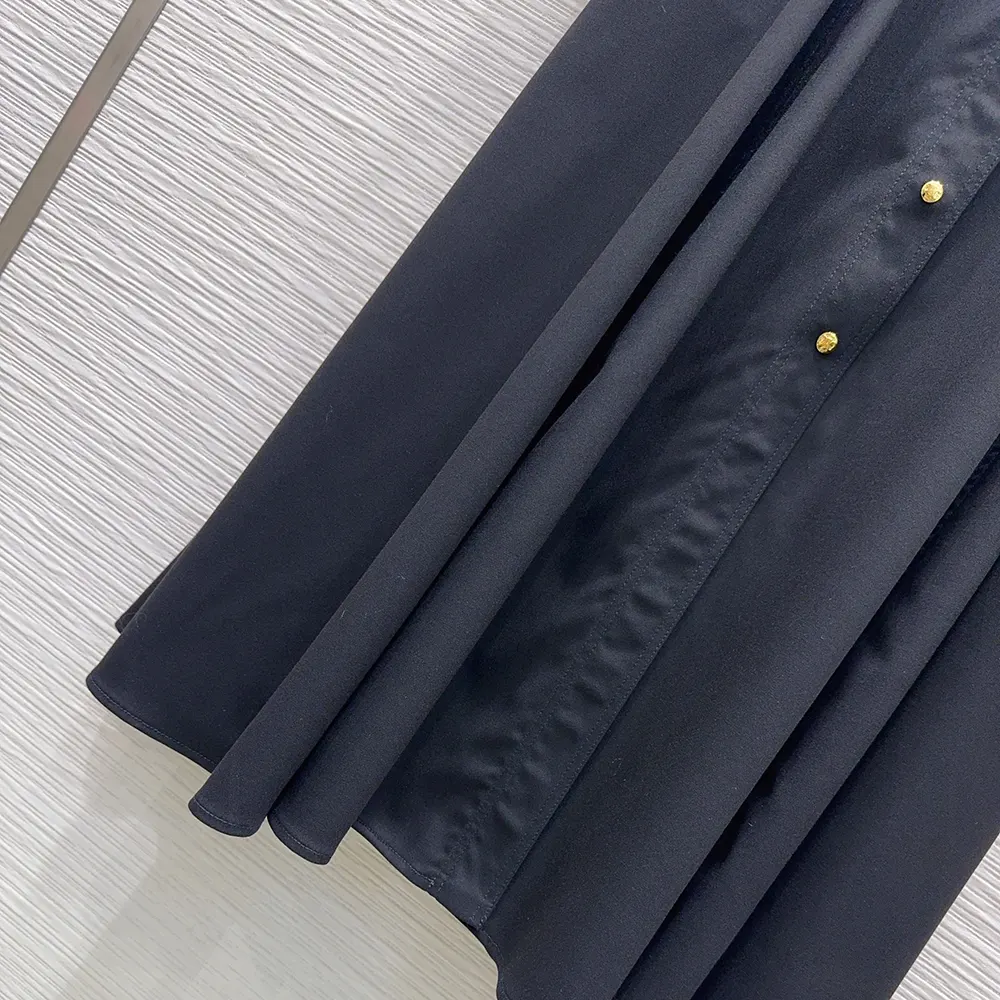 Celine Women Dress in Wool-Black - image 8