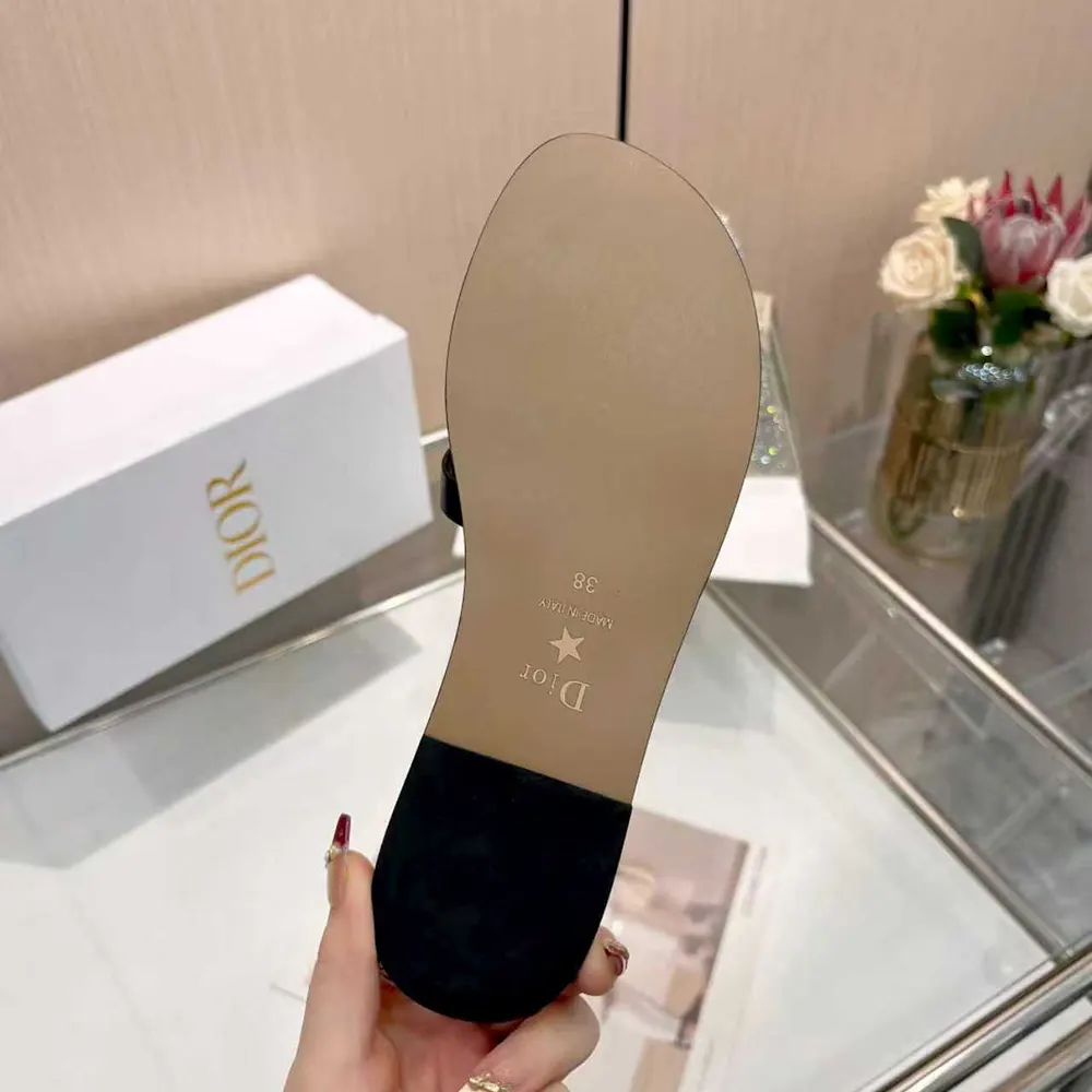 Dior Women 30M Slide Black Calfskin - image 10