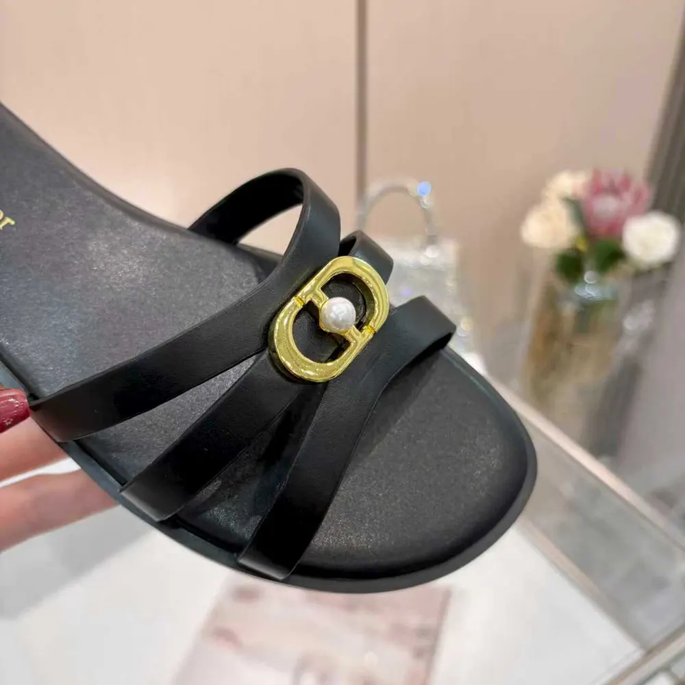 Dior Women 30M Slide Black Calfskin - image 9