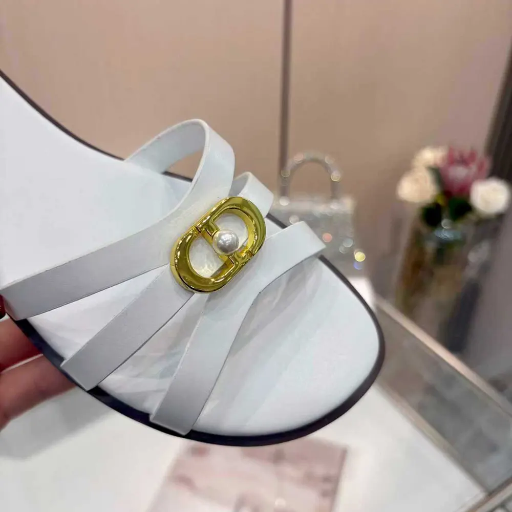Dior Women 30M Slide White Calfskin - image 8