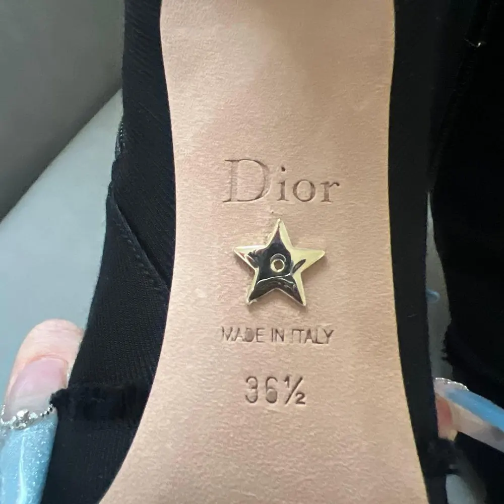 Dior Women Adiorable Pump Black Fringed Grosgrain Ankle Boots - image 5