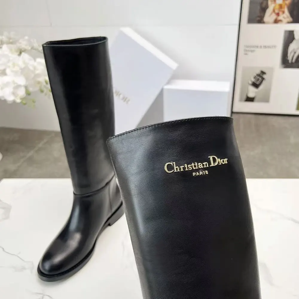 Dior Women D-Town Boot Black Supple Calfskin - image 7