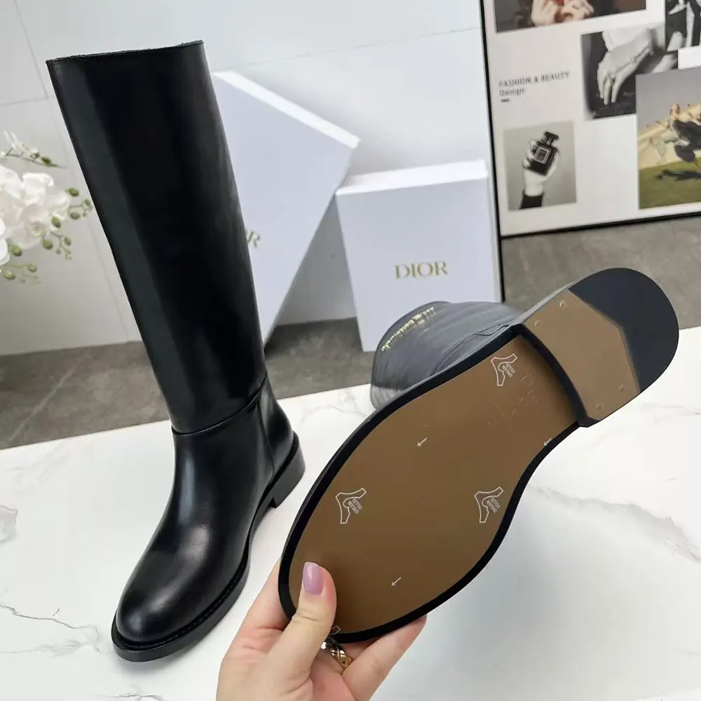 Dior Women D-Town Boot Black Supple Calfskin - image 9