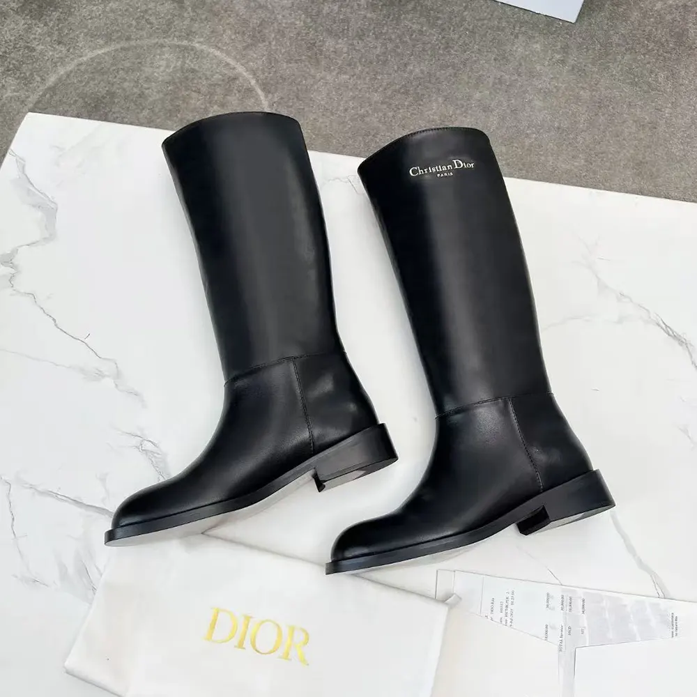 Dior Women D-Town Boot Black Supple Calfskin - image 4
