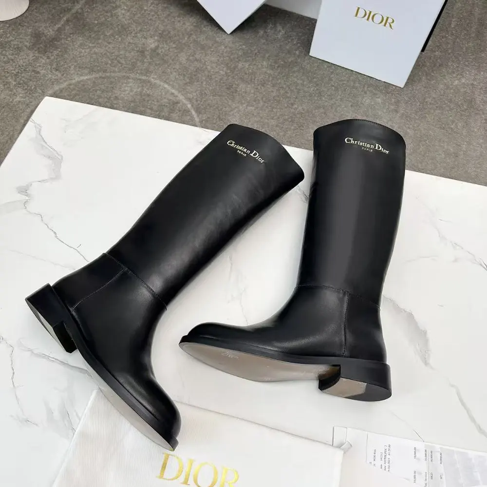 Dior Women D-Town Boot Black Supple Calfskin - image 5