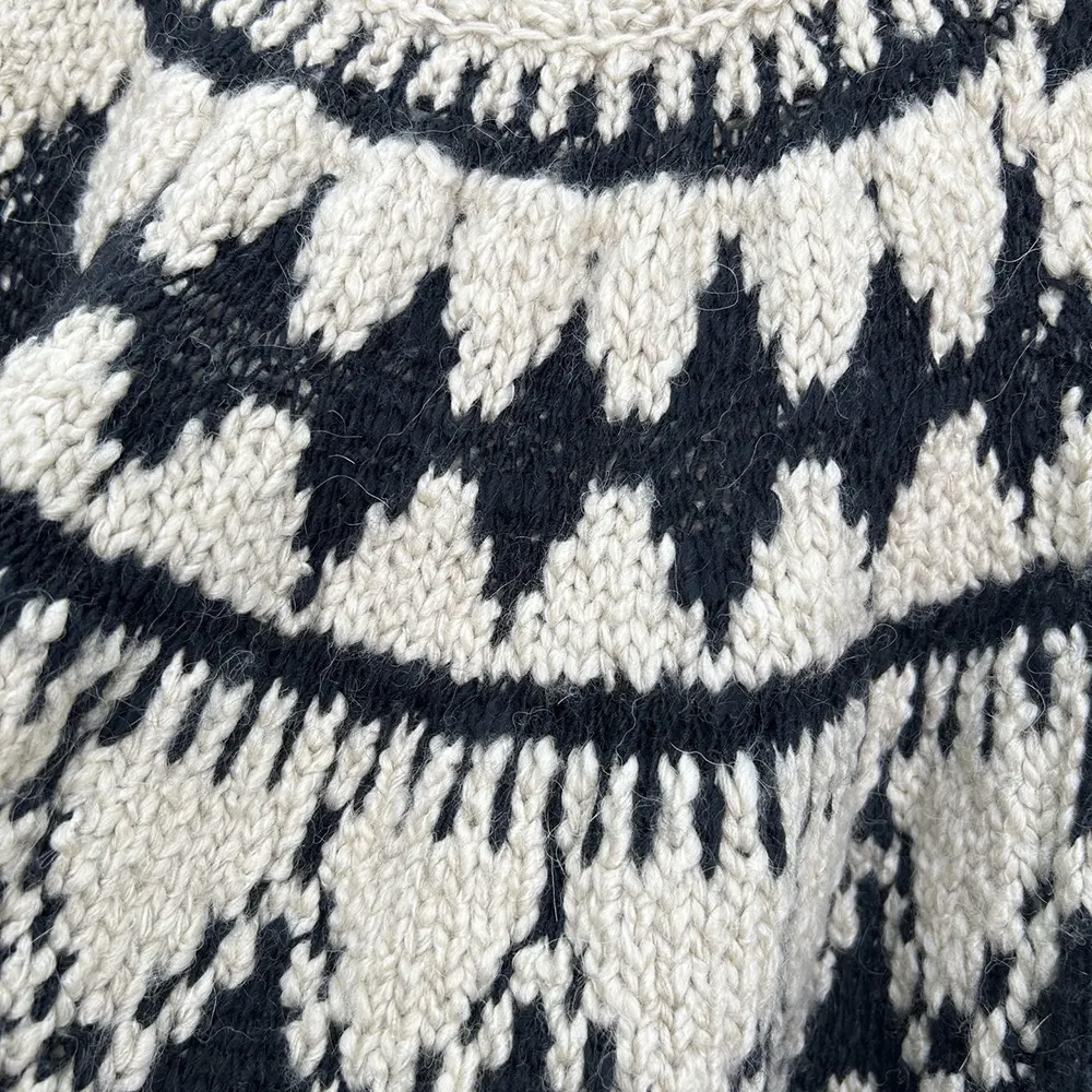 Dior Men DiorAlps Sweater Beige and Black Alpaca Wool and Cotton Knit - image 8