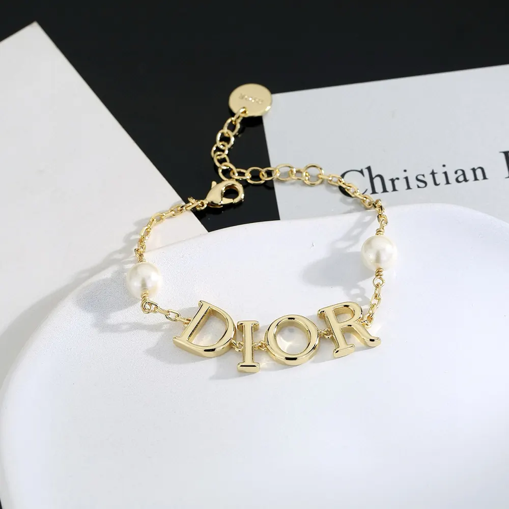 Dior Women Dio(r)evolution Bracelet Gold-Finish Metal and White Resin Pearls - image 4