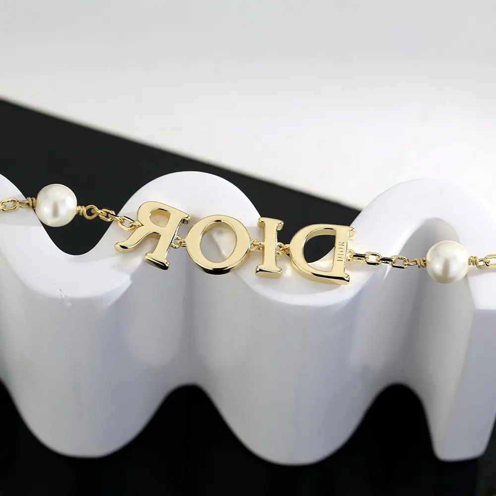 Dior Women Dio(r)evolution Bracelet Gold-Finish Metal and White Resin Pearls - image 7