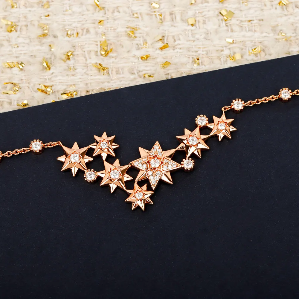 Dior Women Étoile des Vents Necklace Pink Gold and Diamonds - image 4