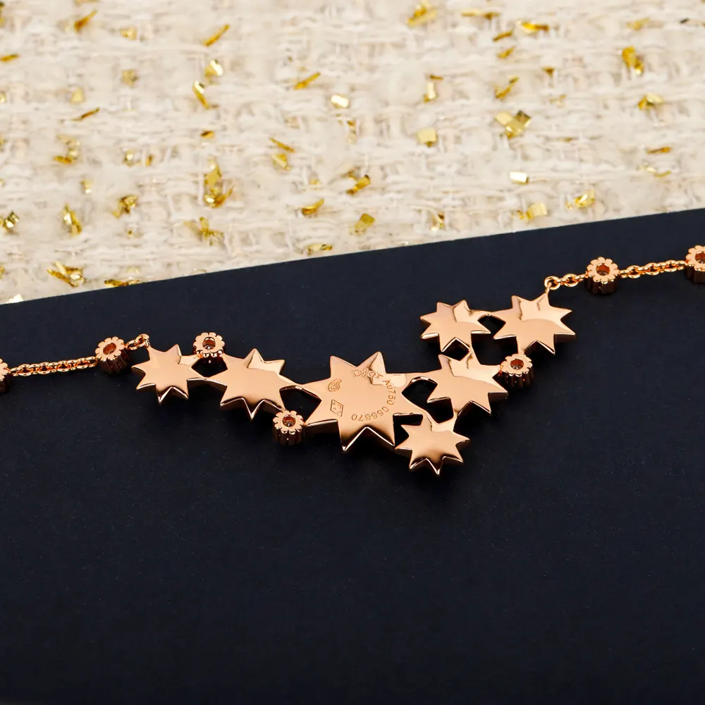 Dior Women Étoile des Vents Necklace Pink Gold and Diamonds - image 5