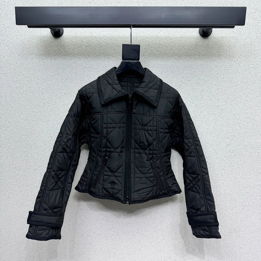 Close-up of Macrocannage quilted texture on Dior Women Macrocannage Fitted Jacket