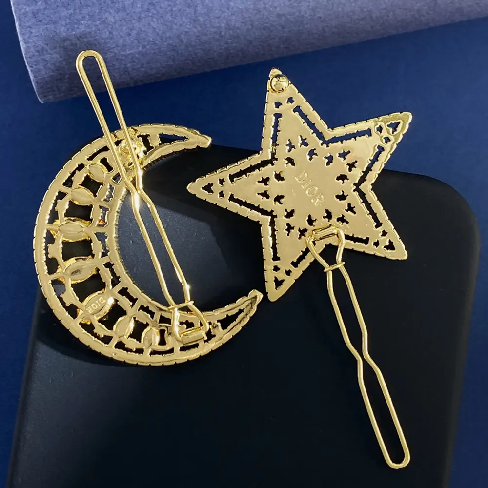 Dior Women Nuit Étoilée Barrette Pale Gold-Finish Metal - image 5