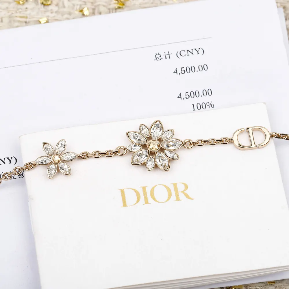 Dior Women Petit CD Lucky Baroque Earrings Gold-Finish Metal - image 4