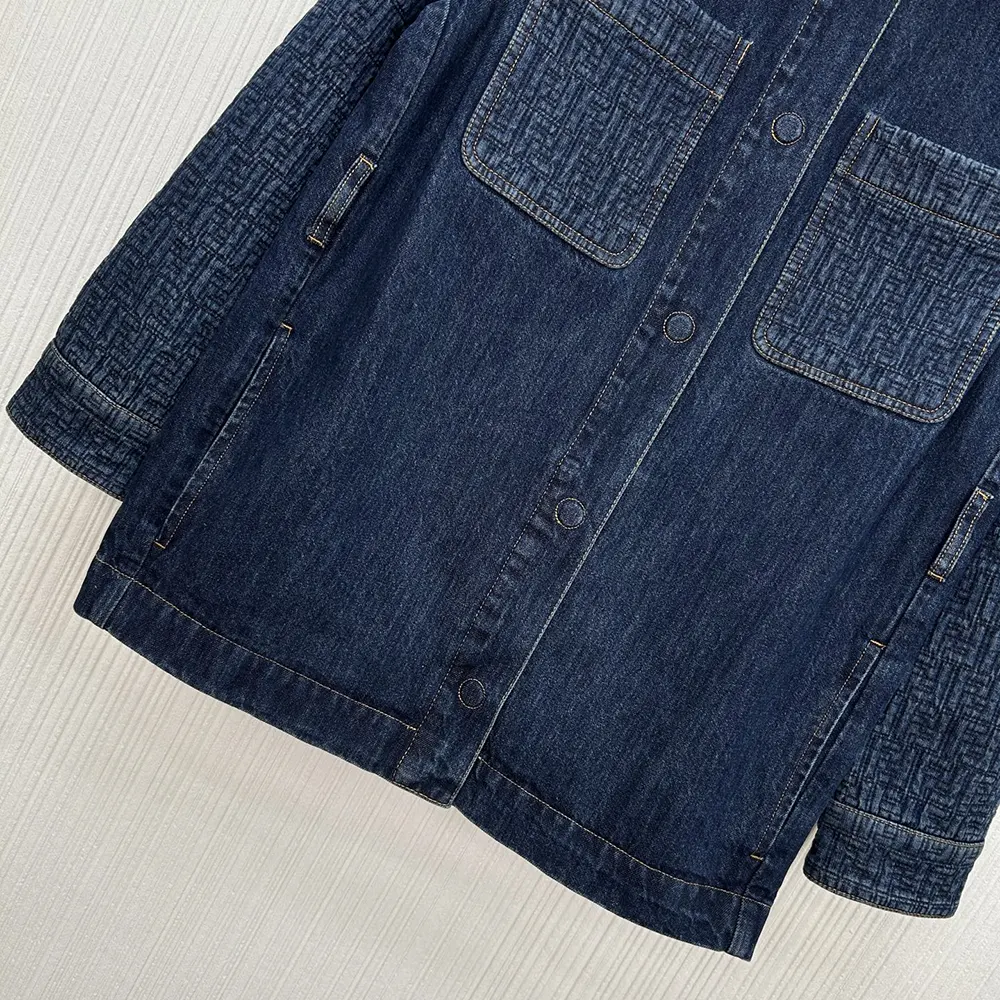 Fendi Women Dark Blue Denim Go-To Jacket - image 6