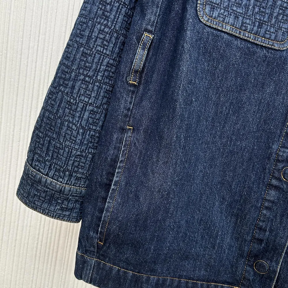 Fendi Women Dark Blue Denim Go-To Jacket - image 8