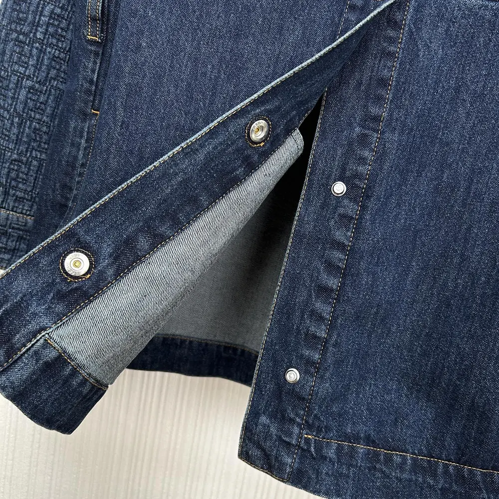 Fendi Women Dark Blue Denim Go-To Jacket - image 7