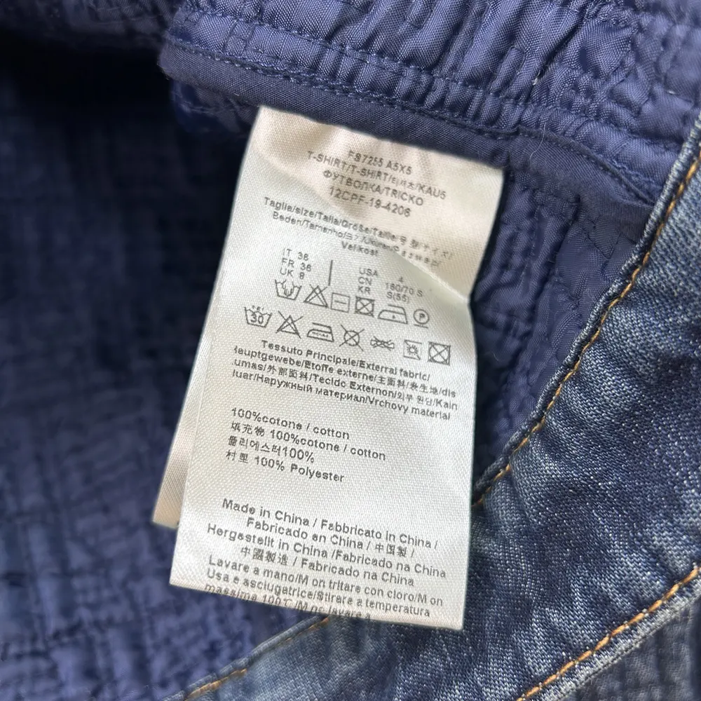 Fendi Women Dark Blue FF Denim Jacket - image 9