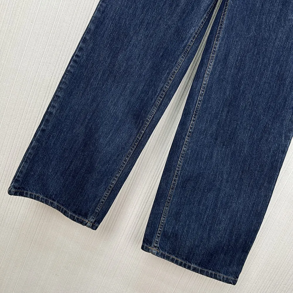 Fendi Women Long Jeans Dark Blue Denim Pants - image 9