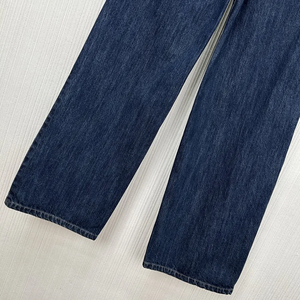 Fendi Women Long Jeans Dark Blue Denim Pants - image 8