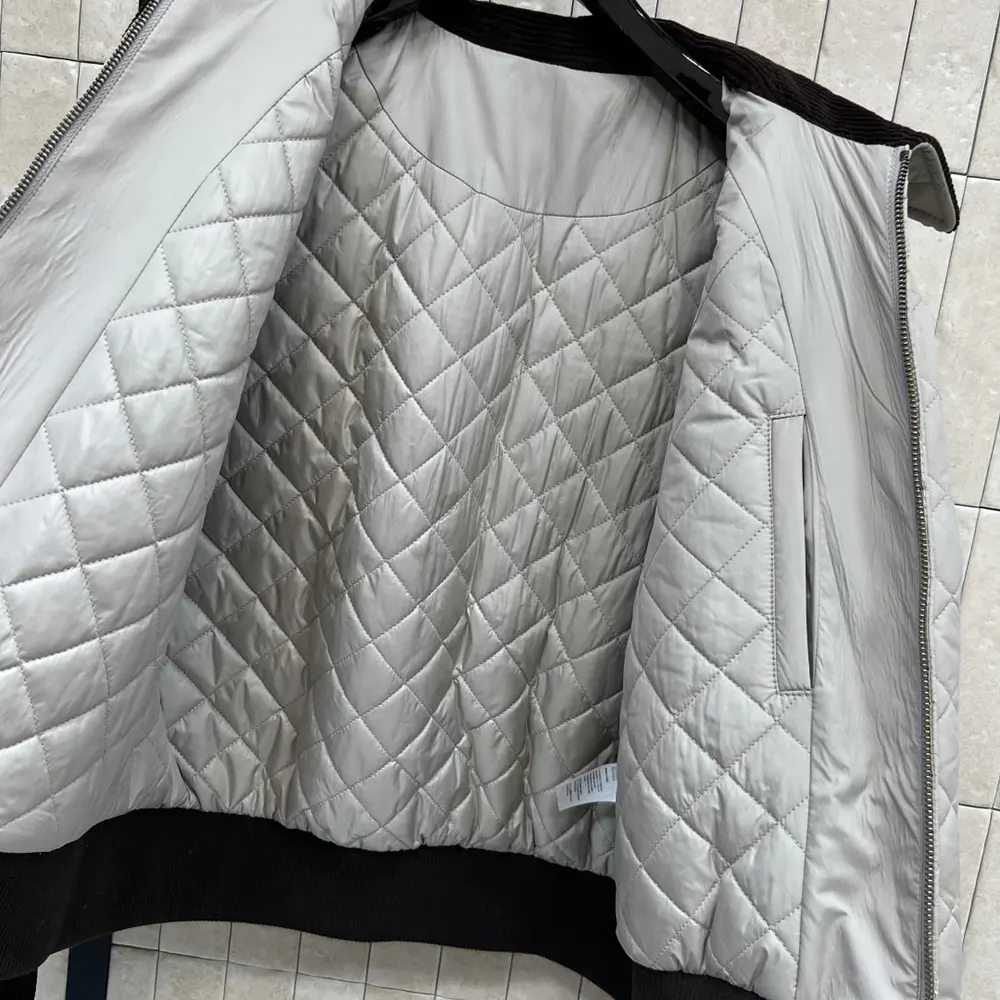 Loewe Women Short Jacket in Technical Fabric-Grey - image 5