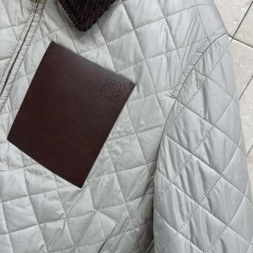Loewe Women Short Jacket in Technical Fabric-Grey - image 8