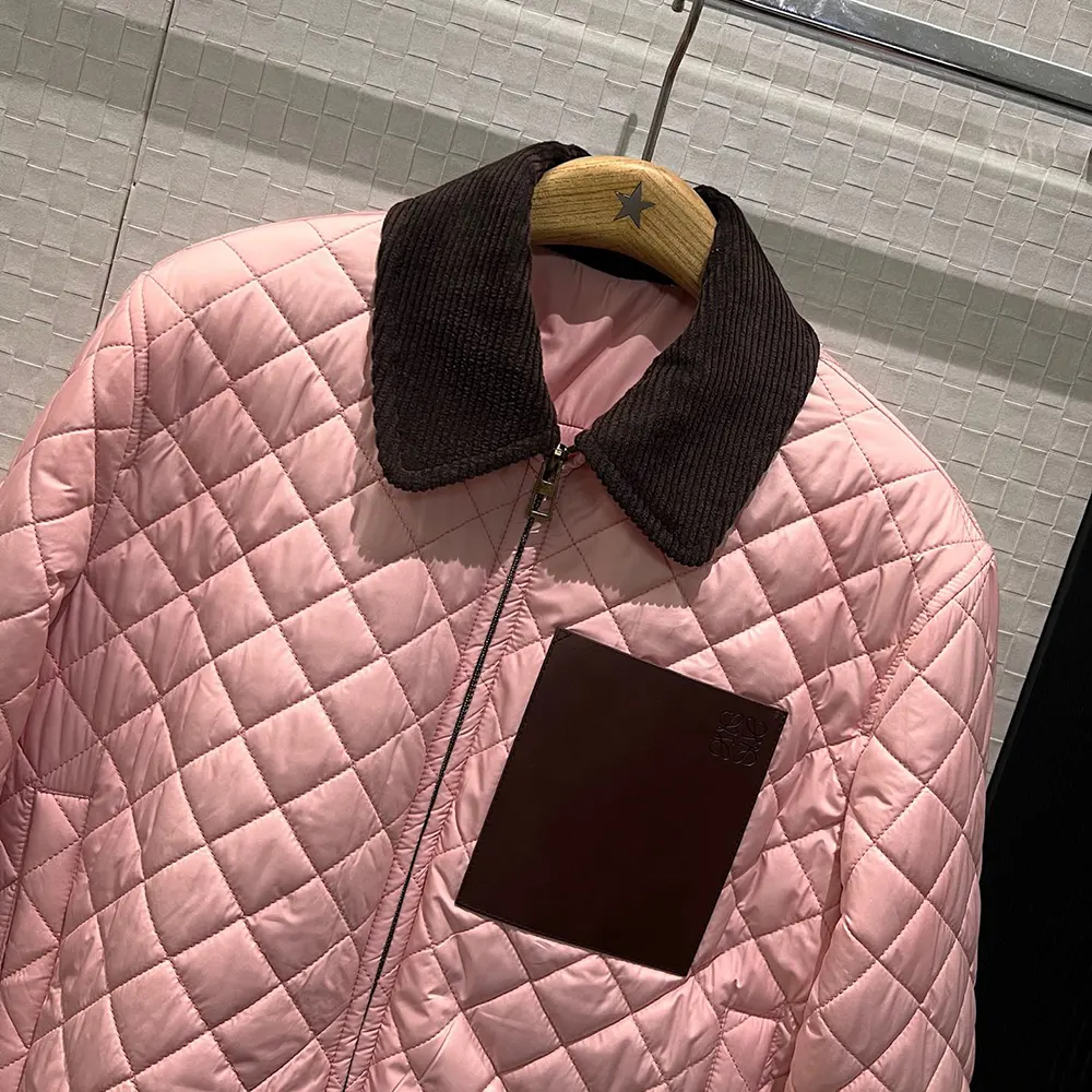 Loewe Women Short Jacket in Technical Fabric-Light Pink - image 4