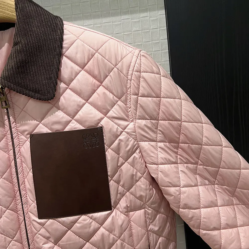 Loewe Women Short Jacket in Technical Fabric-Light Pink - image 6
