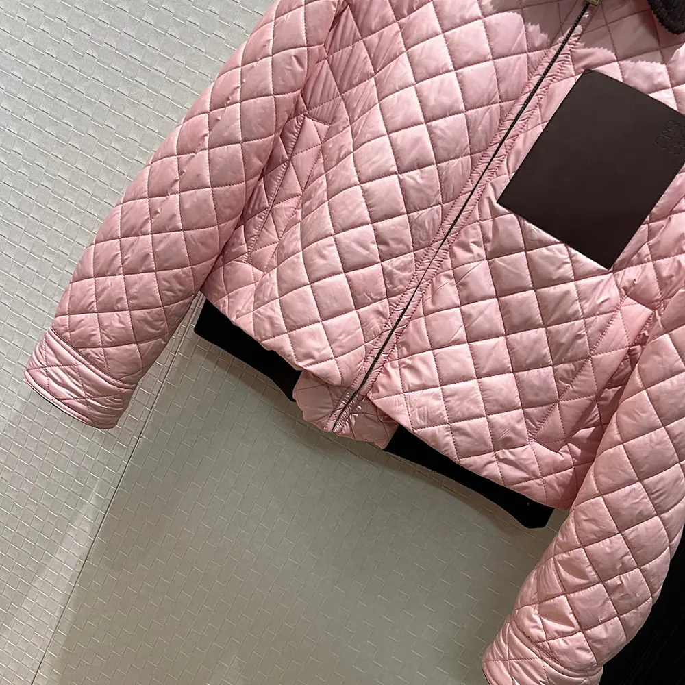 Loewe Women Short Jacket in Technical Fabric-Light Pink - image 8